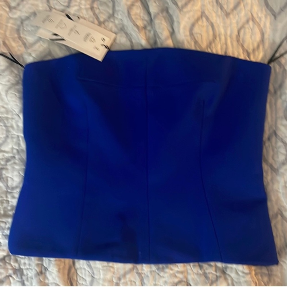 ZARA royal blue tube top